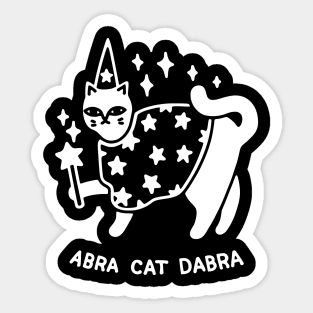 ABRACATDABRA Sticker